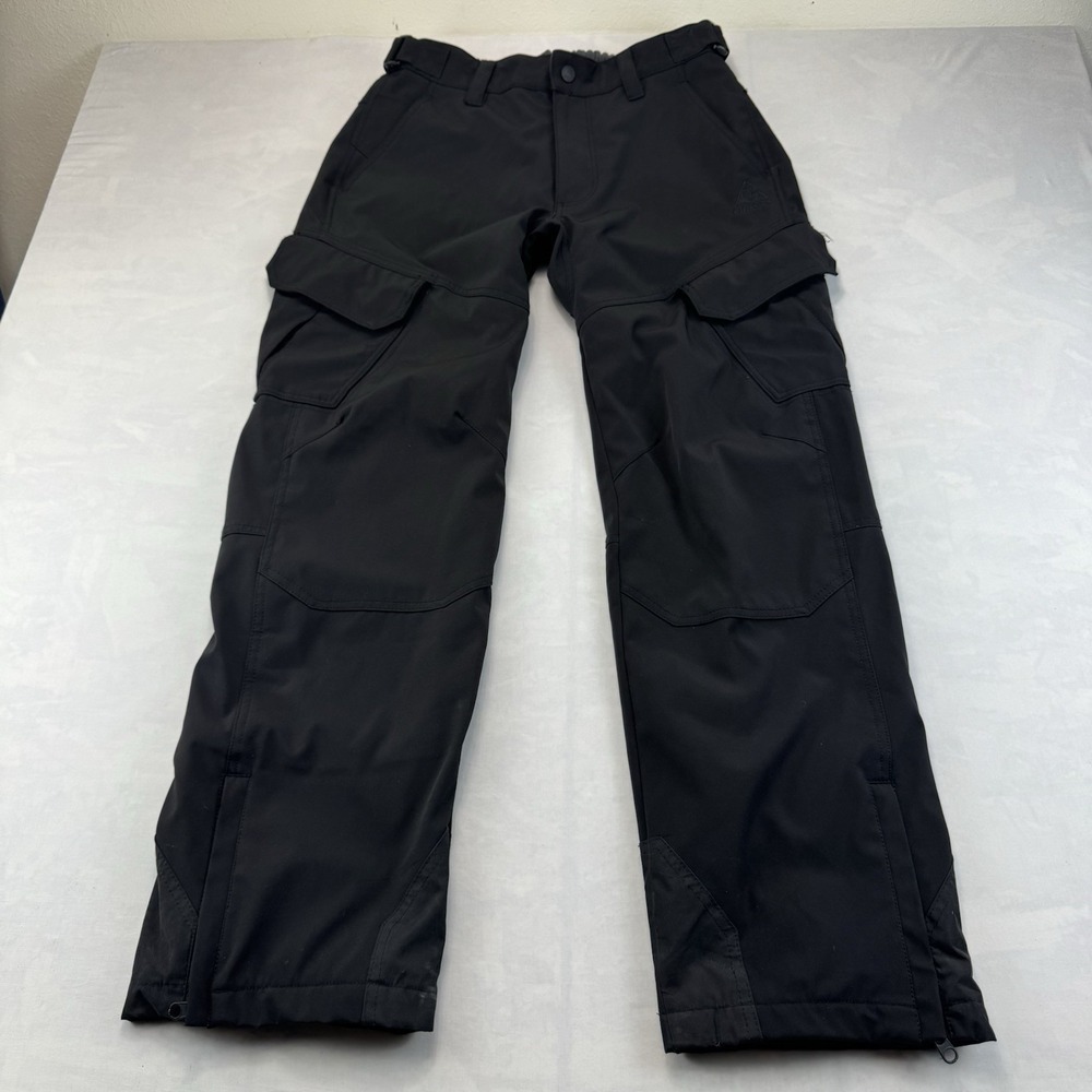 Gerry Men's Snow Pants Black M Insulated Water Resistant Cargo Pocket Ski Winter